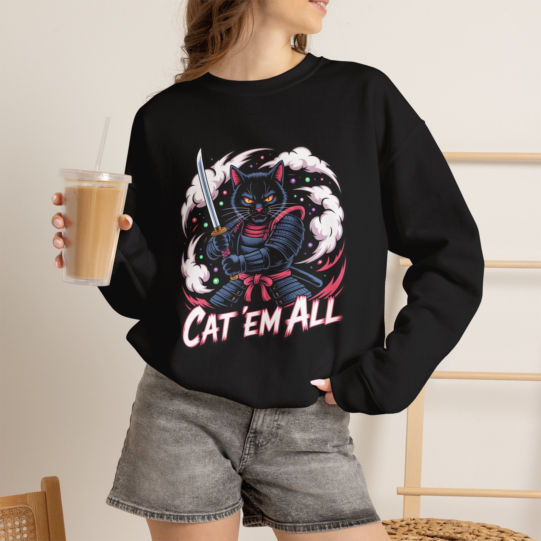 Cat 'Em All Sweatshirt