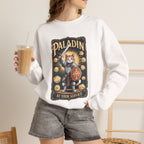Paladin Cat at Your Service D&D Sweatshirt | Cat Lover RPG Gift