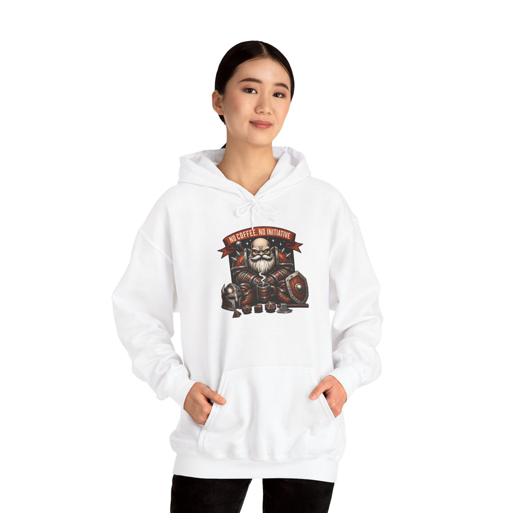 No Coffee, No Initiative | Fantasy RPG Hoodie