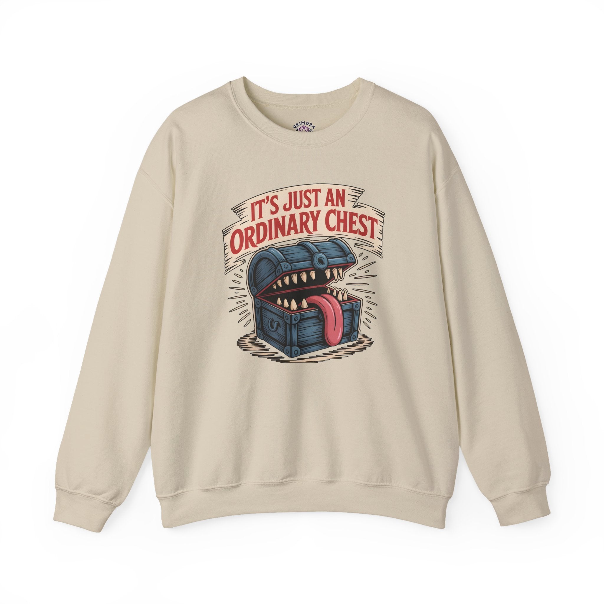 "It's Just An Ordinary Chest" — Mimic monster Sweatshirt