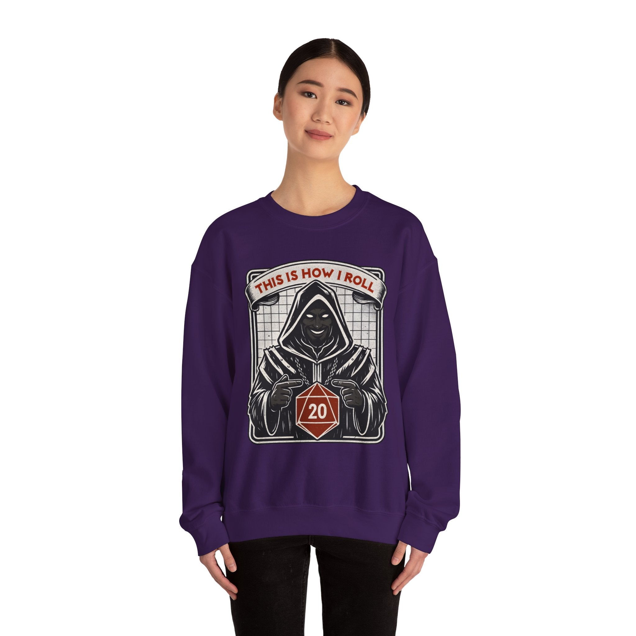 This Is How I Roll D20 Sweatshirt