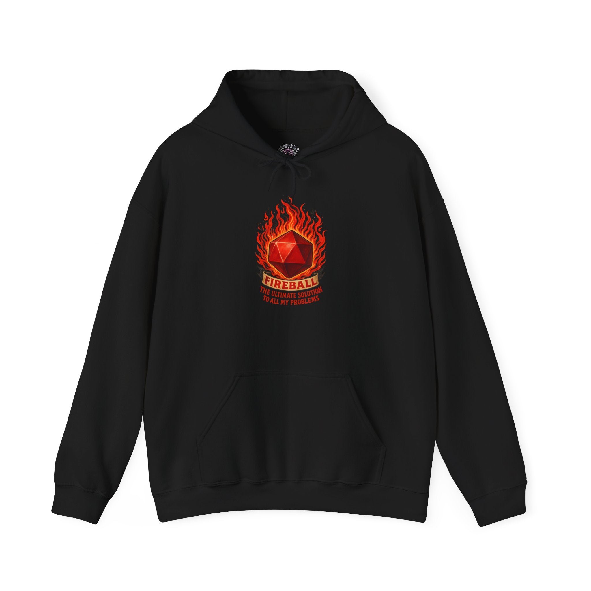 Fireball – The Ultimate Solution to All My Problems| Funny RPG Hoodie
