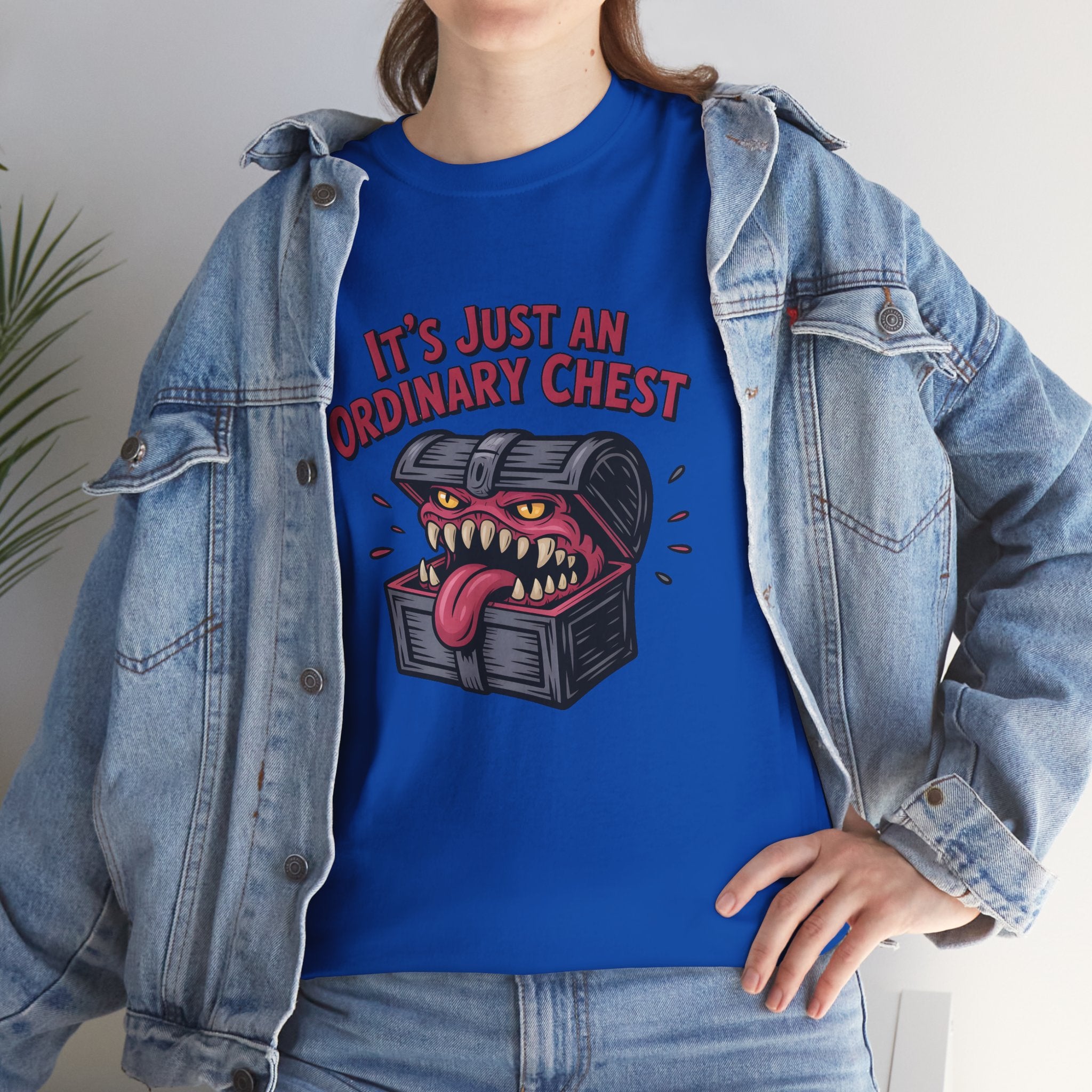 "It's Just An Ordinary Chest" — Mimic monster T-shirt