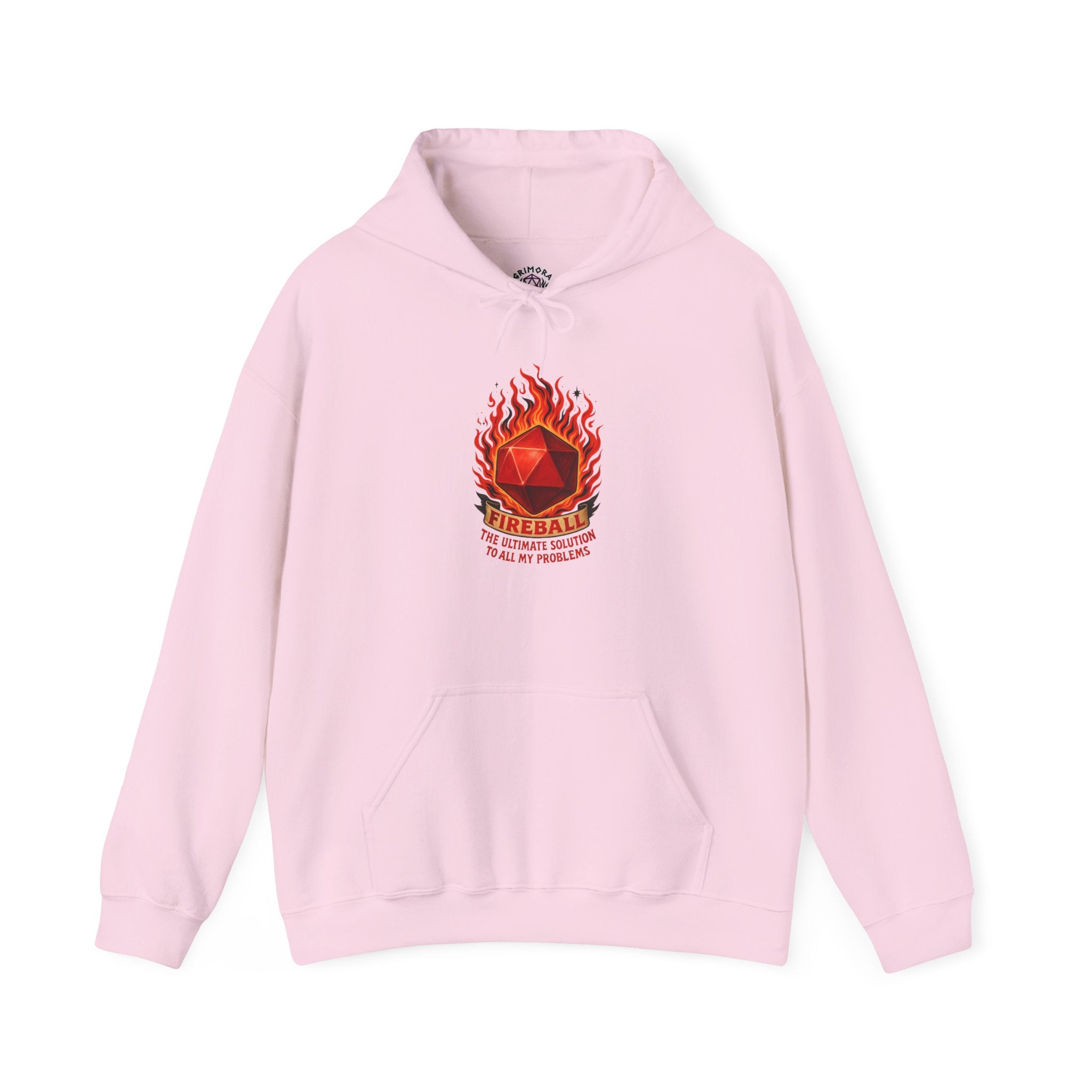 Fireball – The Ultimate Solution to All My Problems| Funny RPG Hoodie