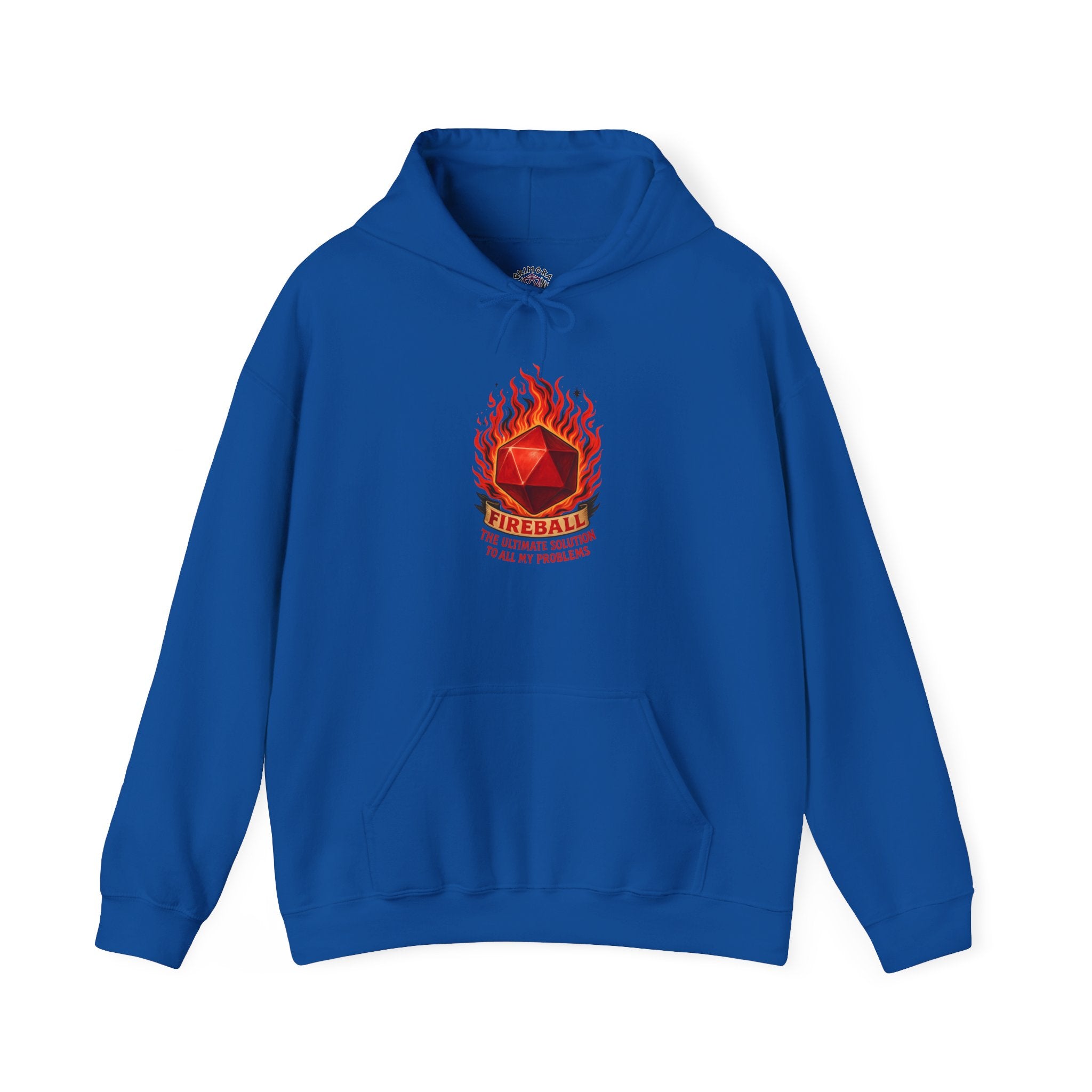 Fireball – The Ultimate Solution to All My Problems| Funny RPG Hoodie