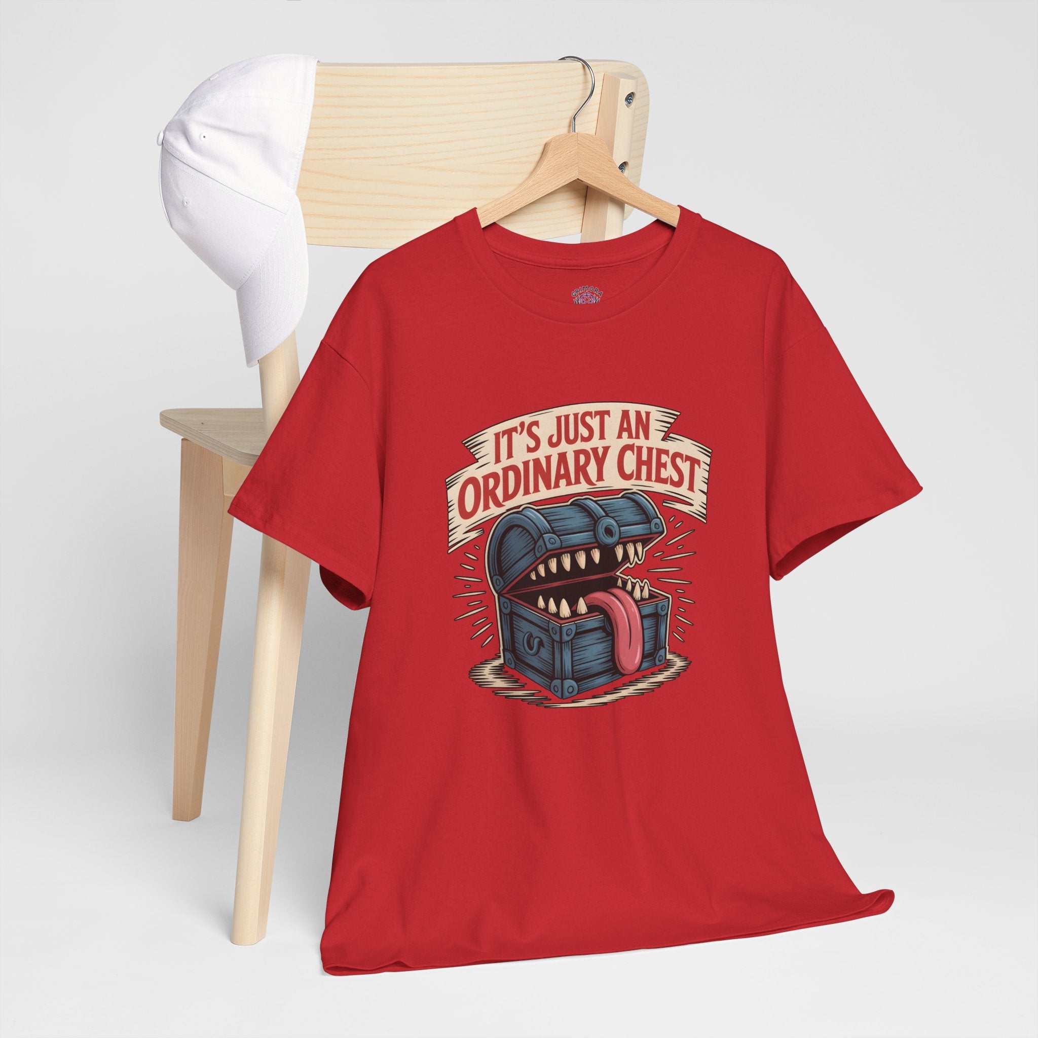 "It's Just An Ordinary Chest" — Mimic monster T-shirt