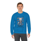Fighter Cat at Your Service D&D Sweatshirt | Cat Lover RPG Gift