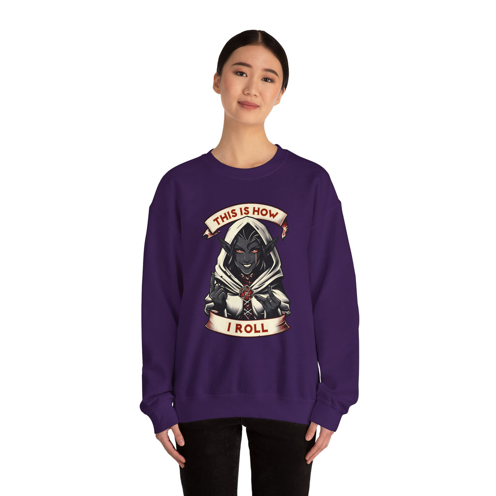 This Is How I Roll D20 Sweatshirt