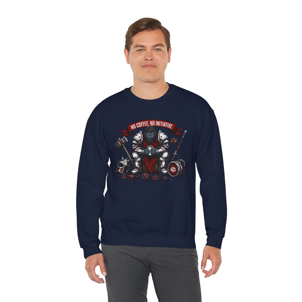 No Coffee, No Initiative | Fantasy RPG Sweatshirt
