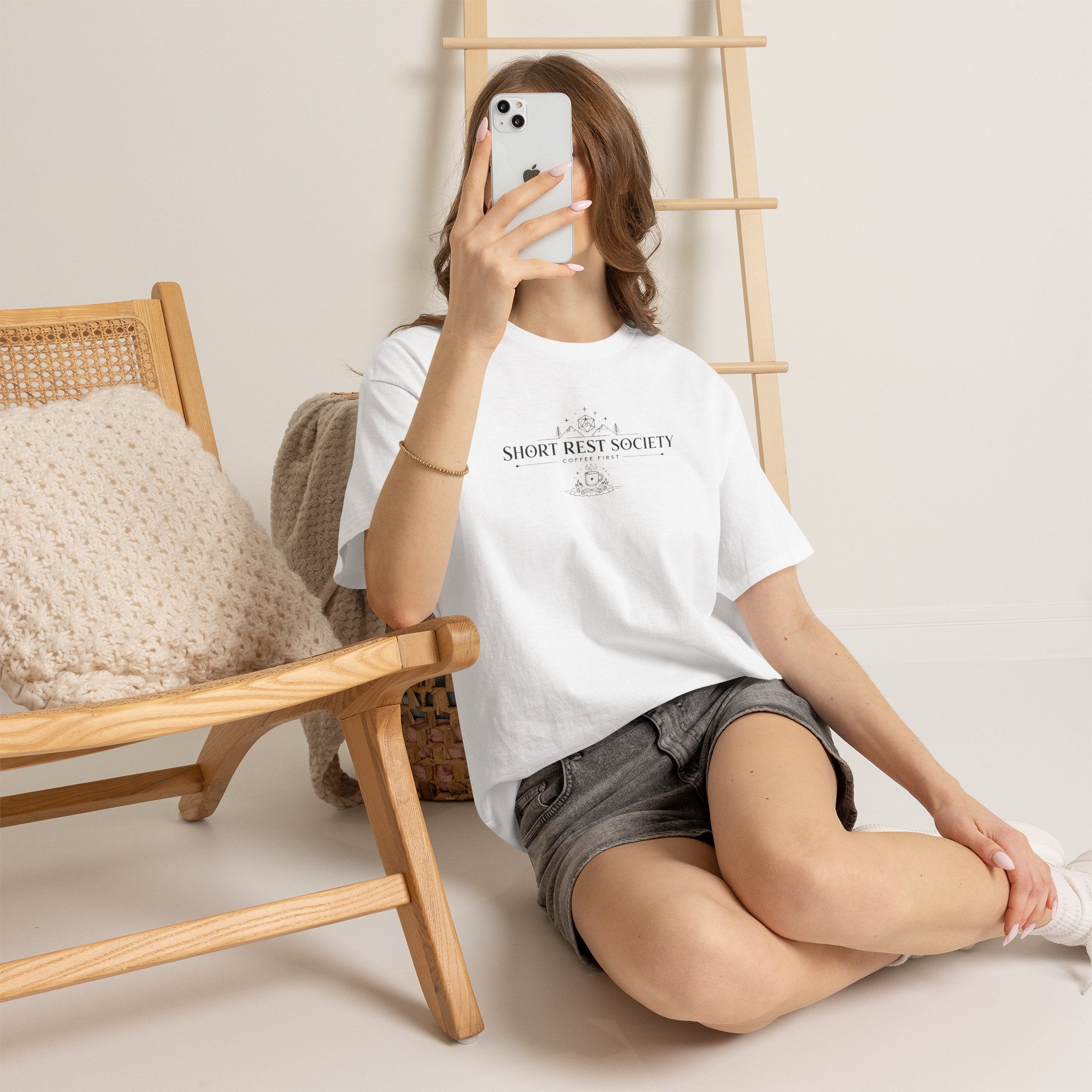 Short Rest Society – Coffee First | Tabletop RPG T-shirt
