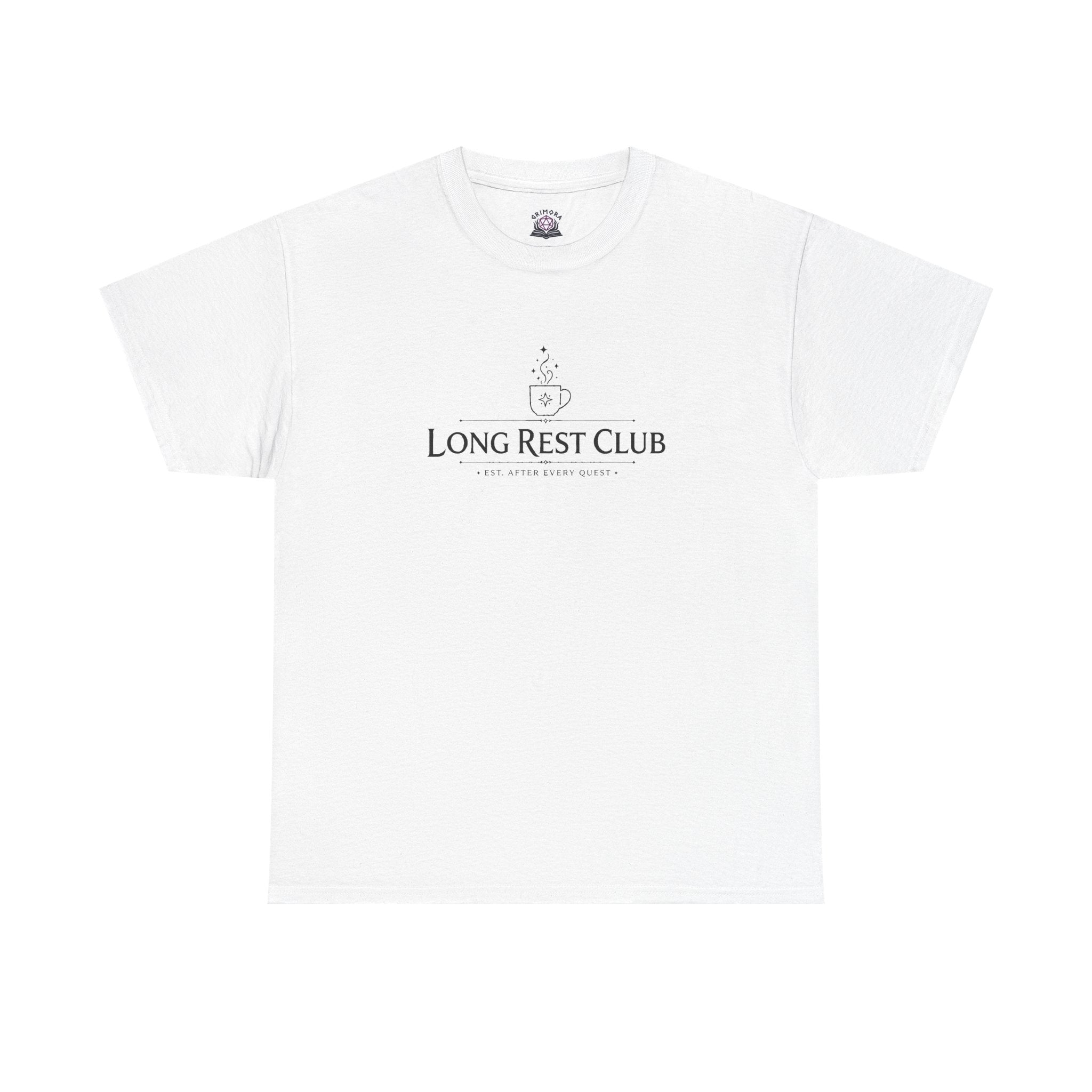 Long Rest Club – Est. After Every Quest | Fantasy RPG T-shirt