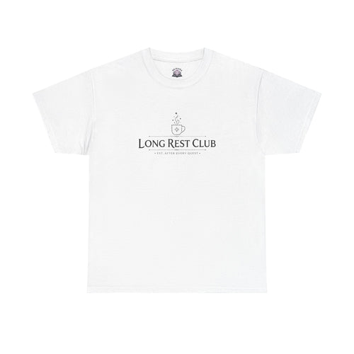 Long Rest Club – Est. After Every Quest | Fantasy RPG T-shirt