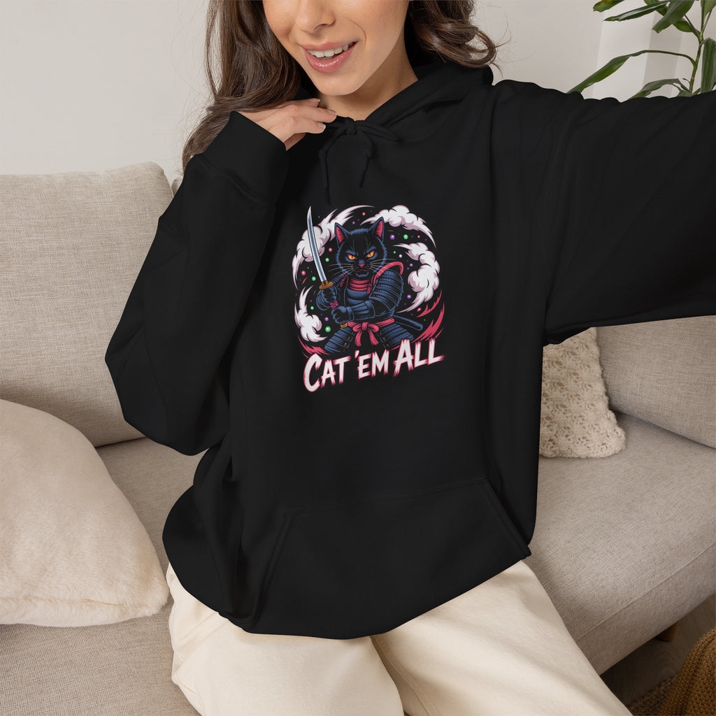 Cat 'Em All Hoodie