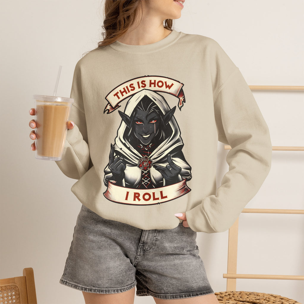 This Is How I Roll D20 Sweatshirt