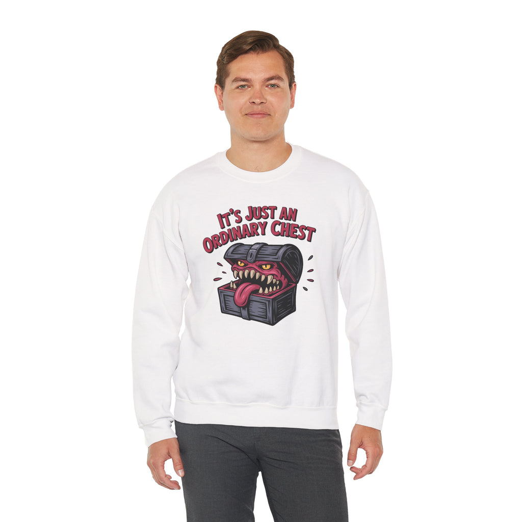 "It's Just An Ordinary Chest" — Mimic monster Sweatshirt
