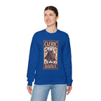 Cleric Cat at Your Service D&D Sweatshirt | Cat Lover RPG Gift