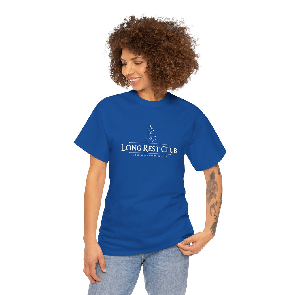 Long Rest Club – Est. After Every Quest | Fantasy RPG T-shirt