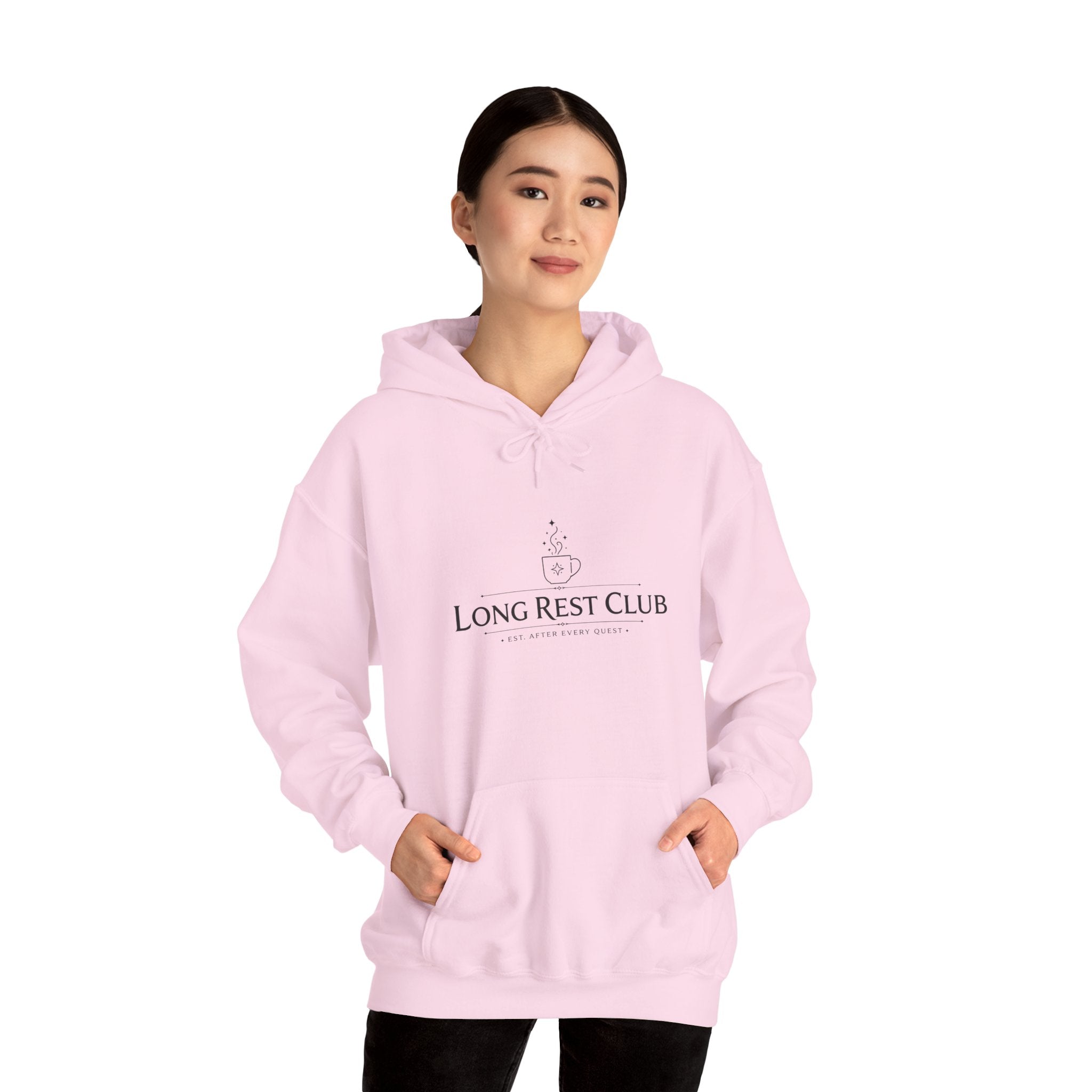 Long Rest Club – Est. After Every Quest | Fantasy RPG Hoodie
