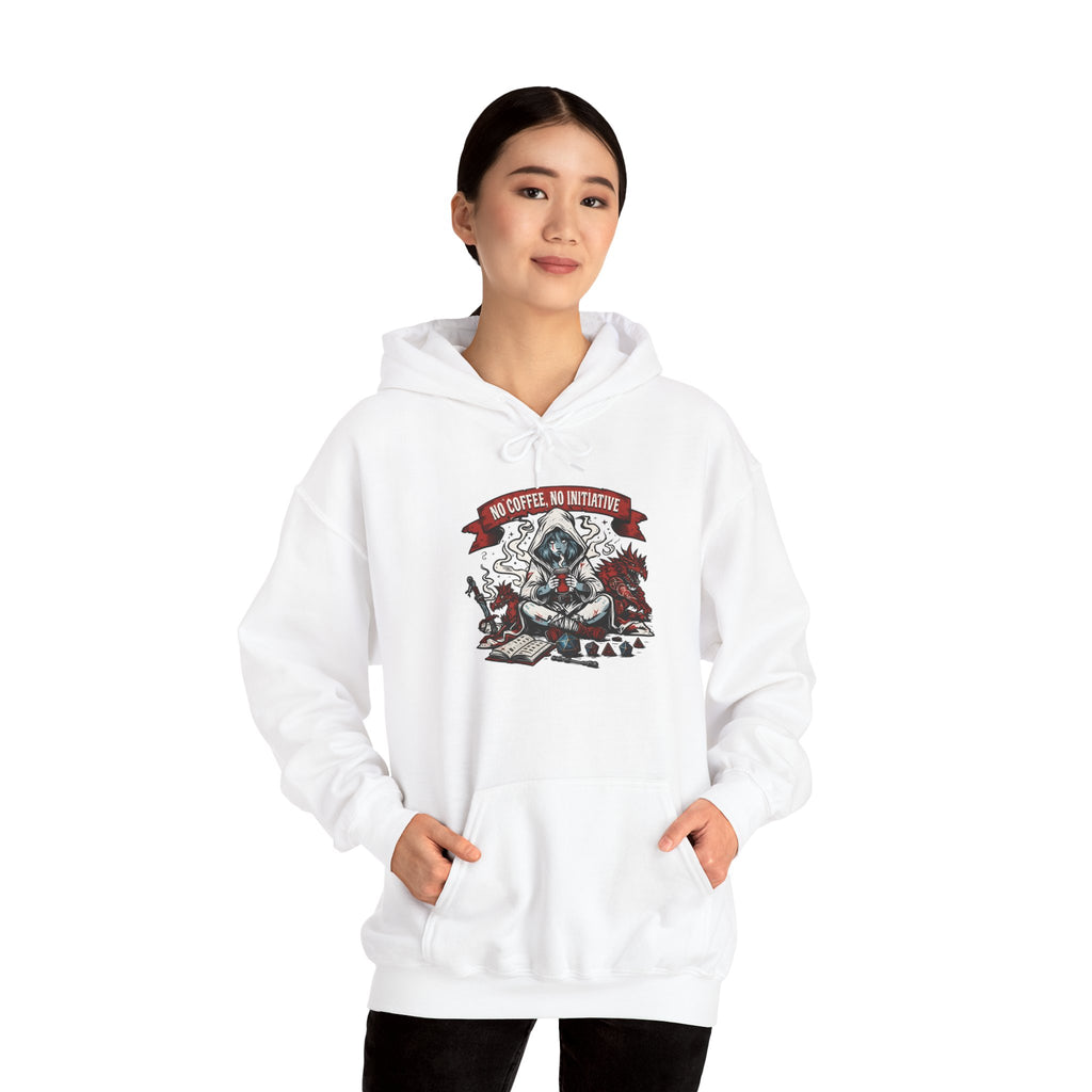 No Coffee, No Initiative | Fantasy RPG Hoodie