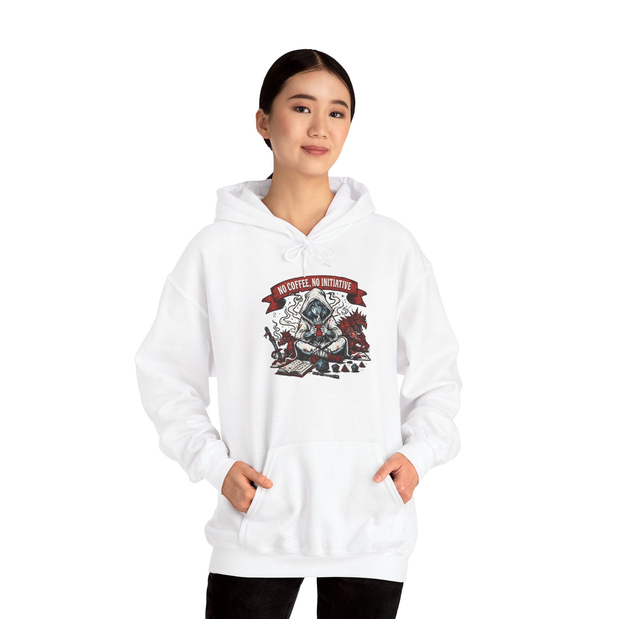 No Coffee, No Initiative | Fantasy RPG Hoodie