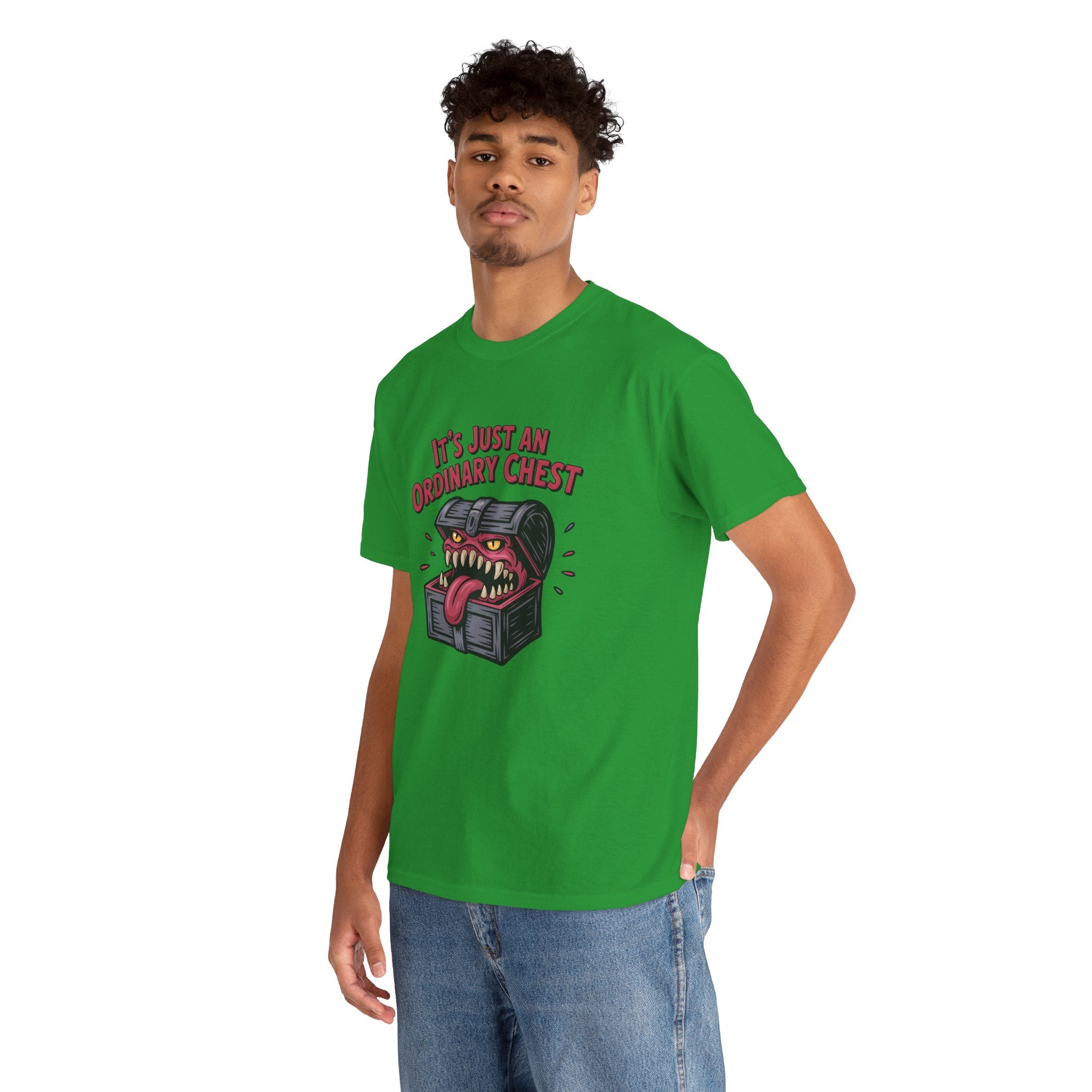 "It's Just An Ordinary Chest" — Mimic monster T-shirt