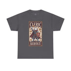 Cleric Cat at Your Service D&D T-shirt | Cat Lover RPG Gift