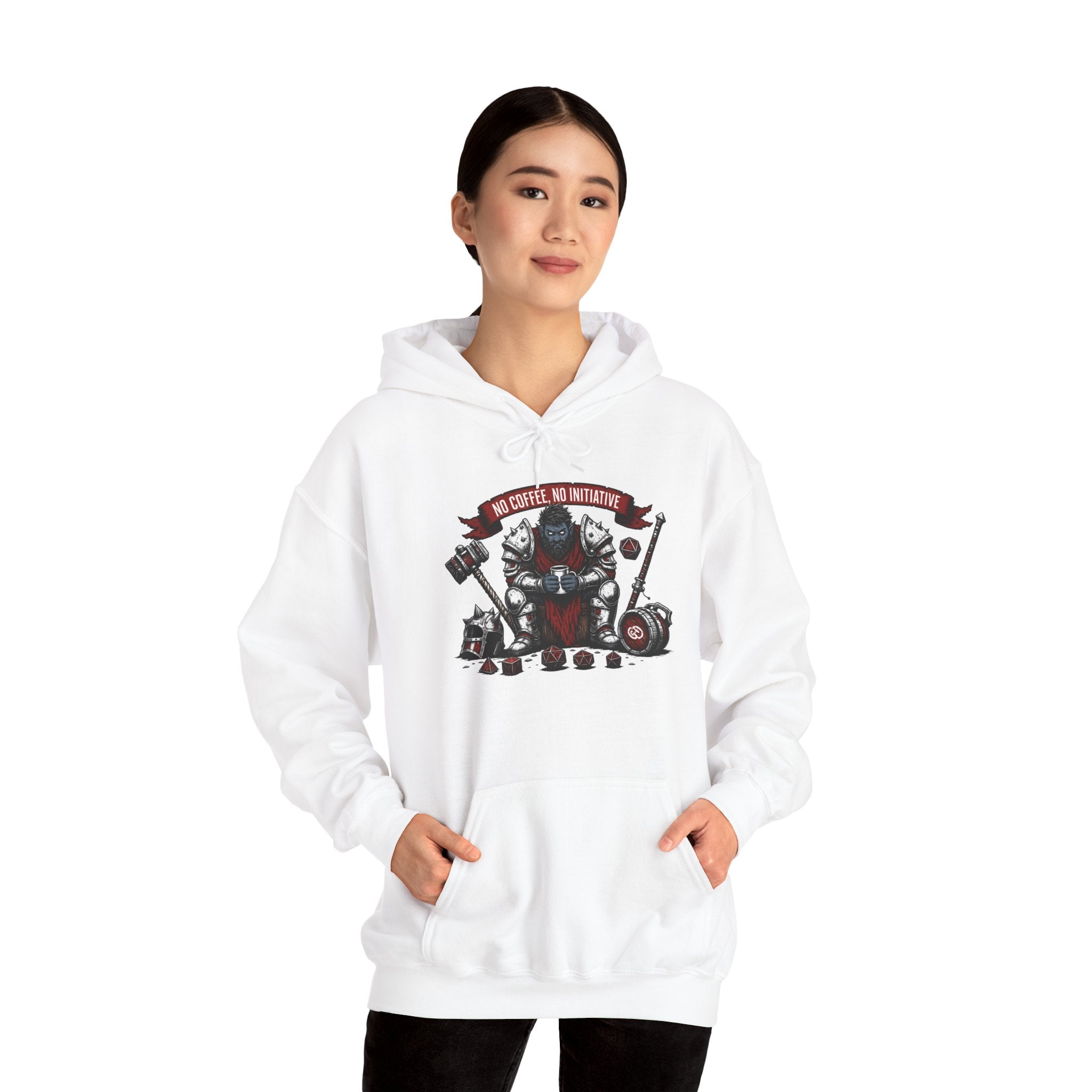 No Coffee, No Initiative | Fantasy RPG Hoodie