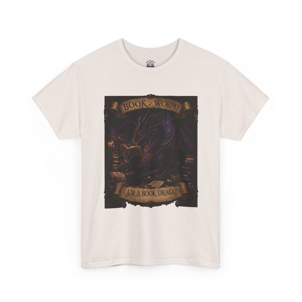 Book Worm? I Am a Book Dragon, Fantasy Reader T-shirt