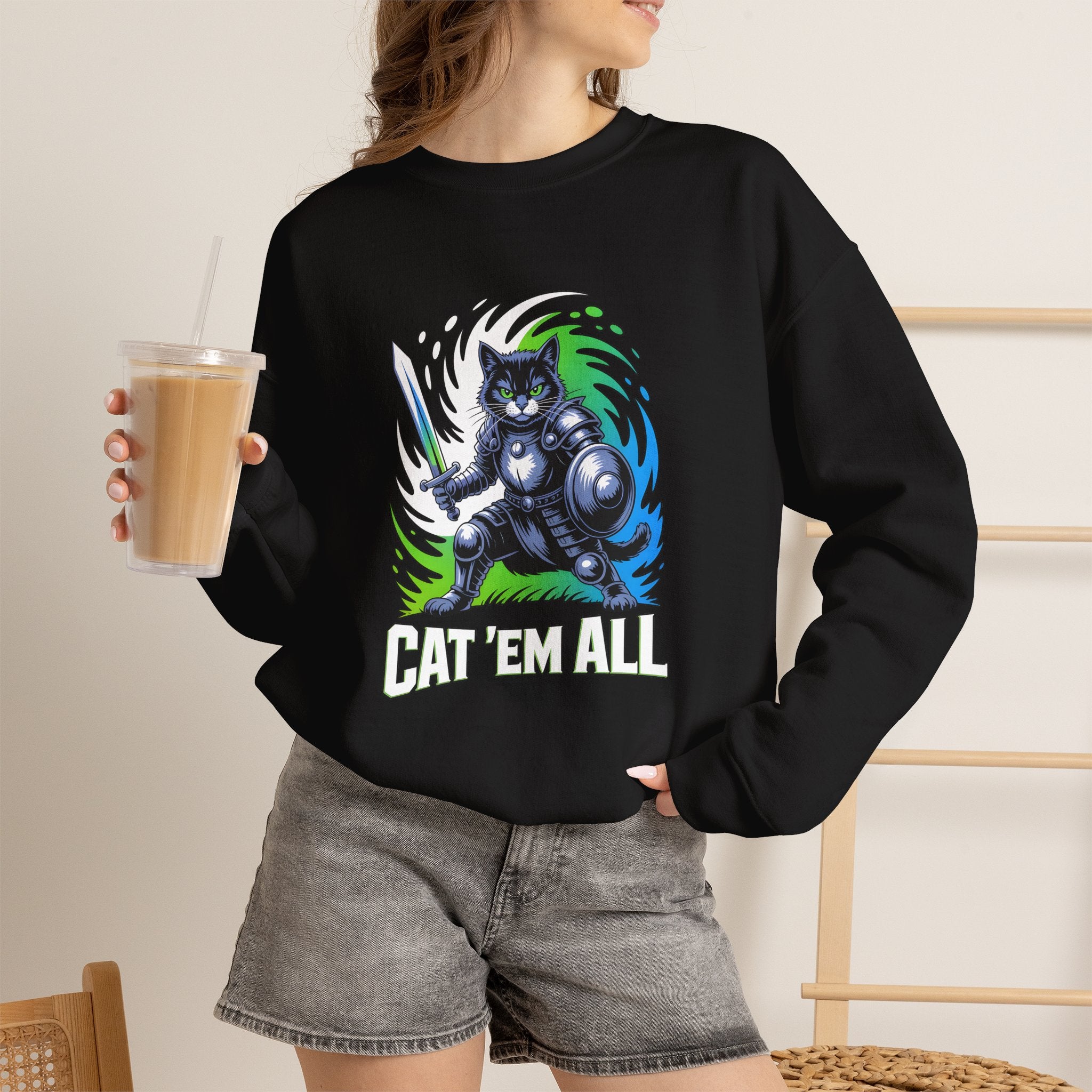 Cat 'Em All Sweatshirt