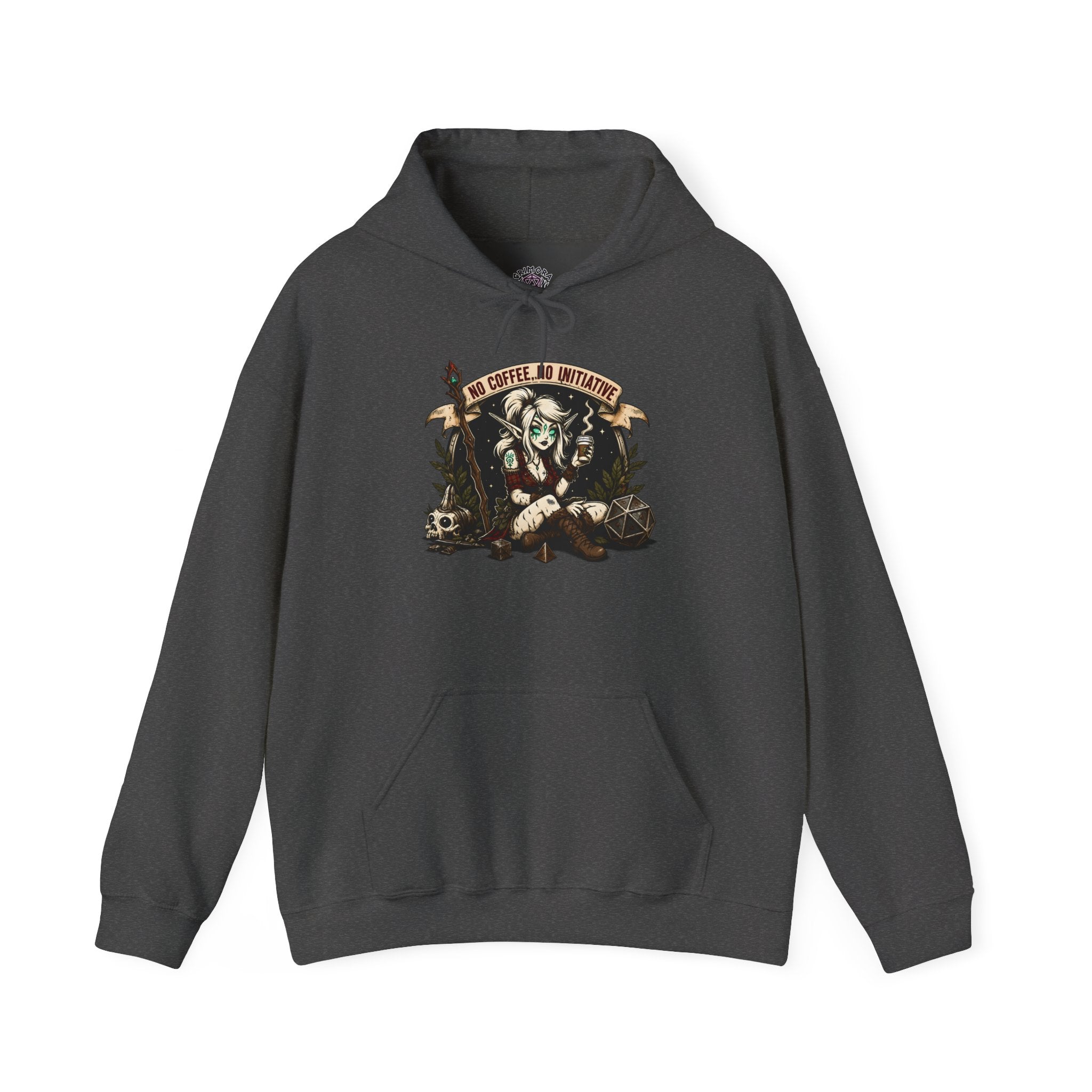 No Coffee, No Initiative | Fantasy RPG Hoodie