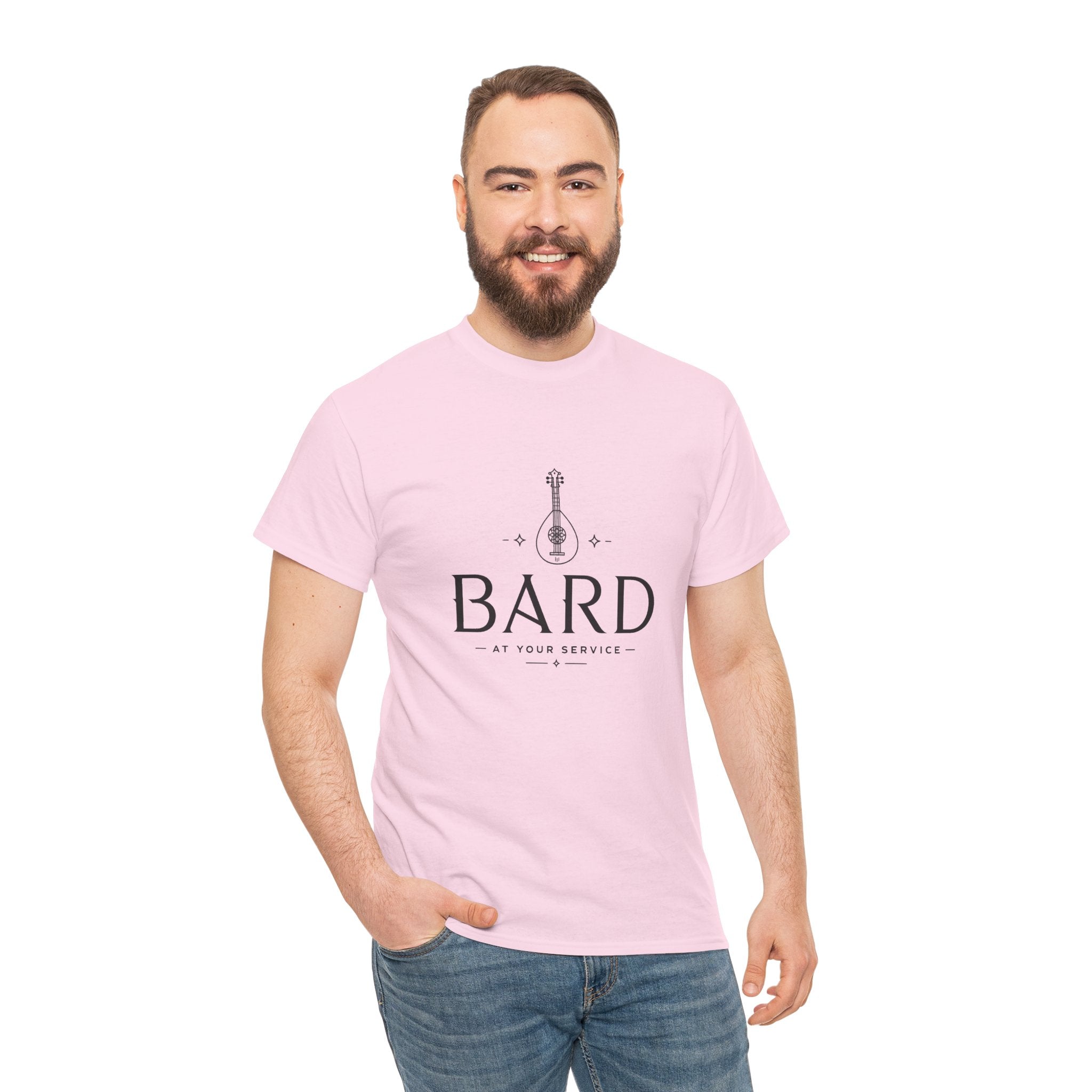 Bard – At Your Service | DnD class T-shirt