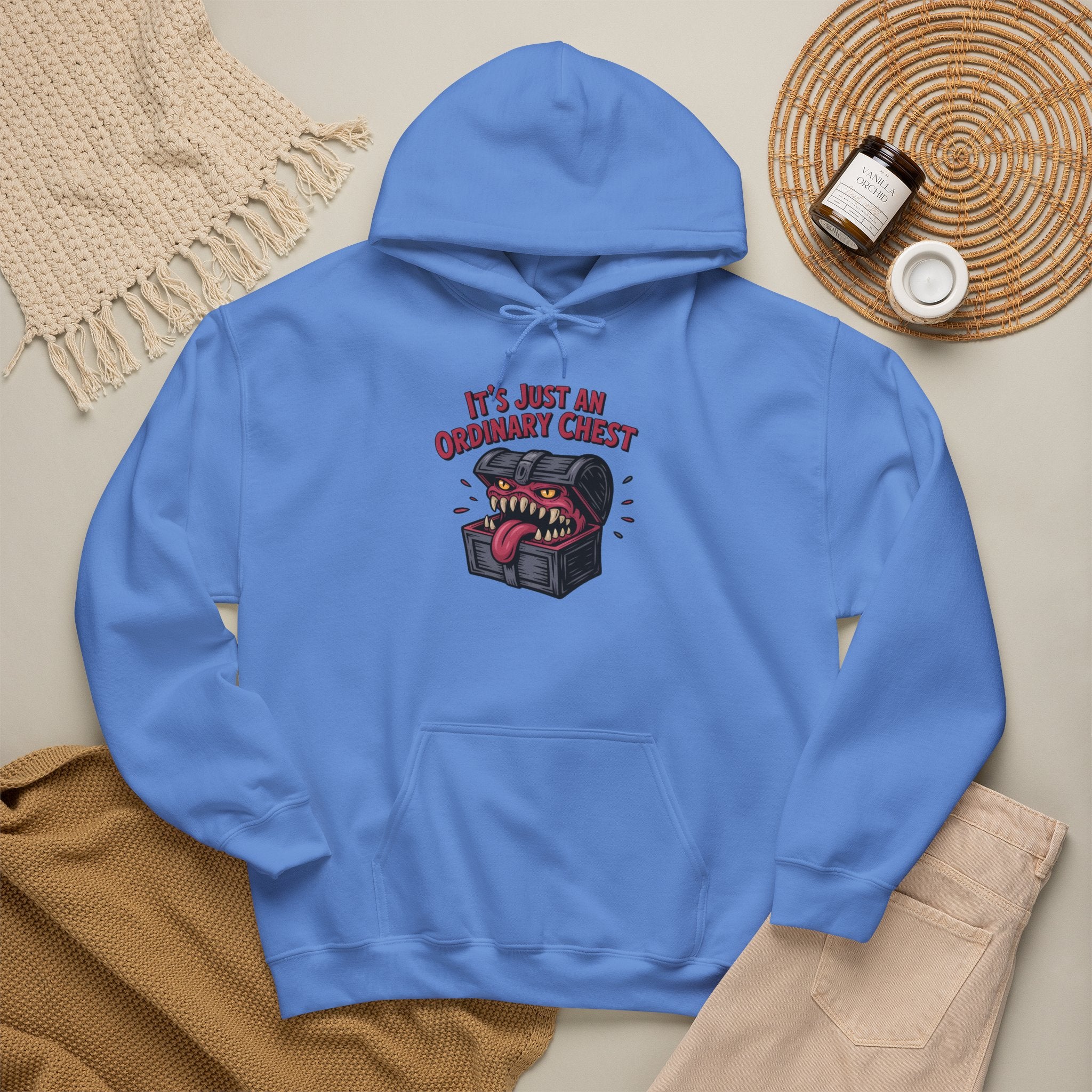"It's Just An Ordinary Chest" — Mimic monster Hoodie