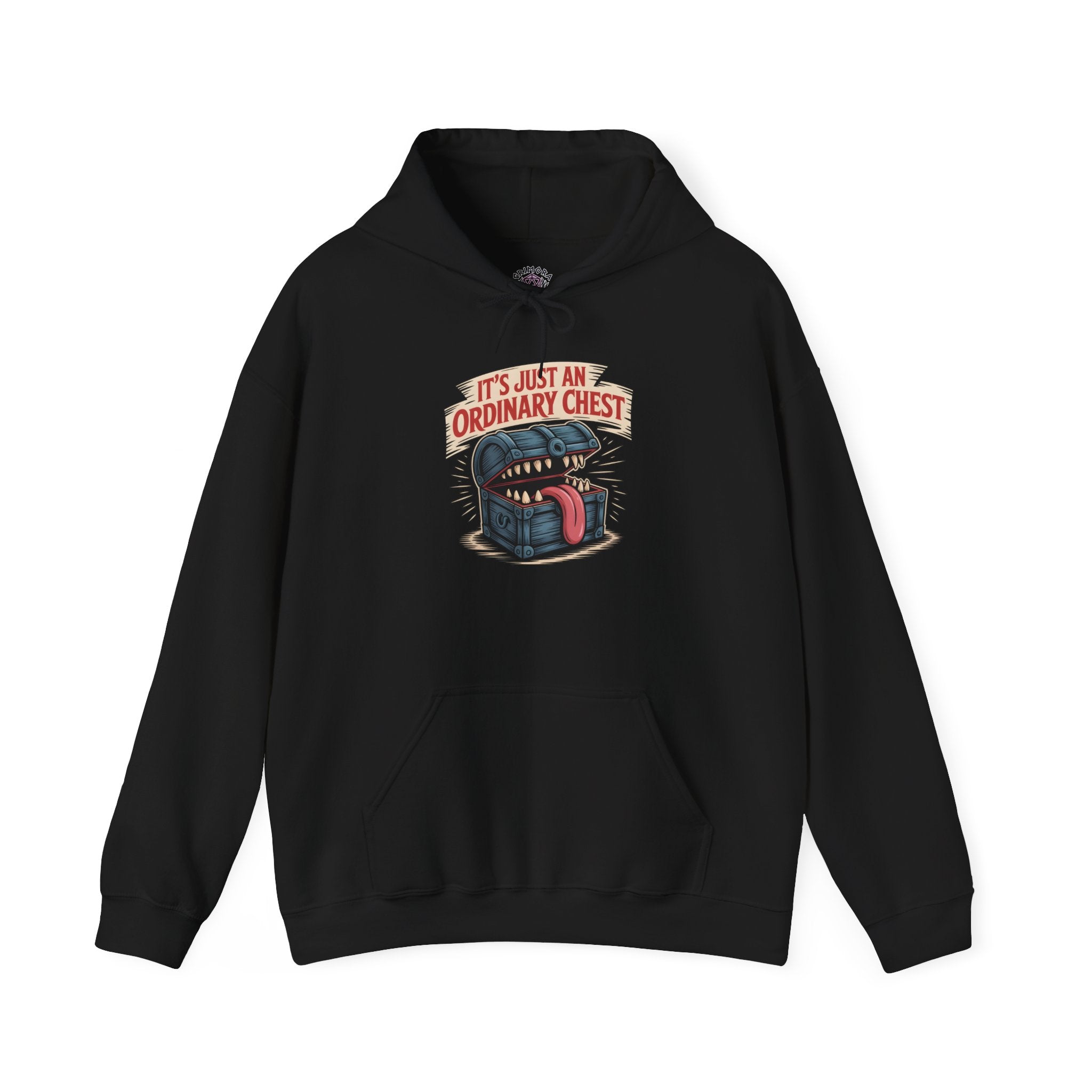 "It's Just An Ordinary Chest" — Mimic monster Hoodie