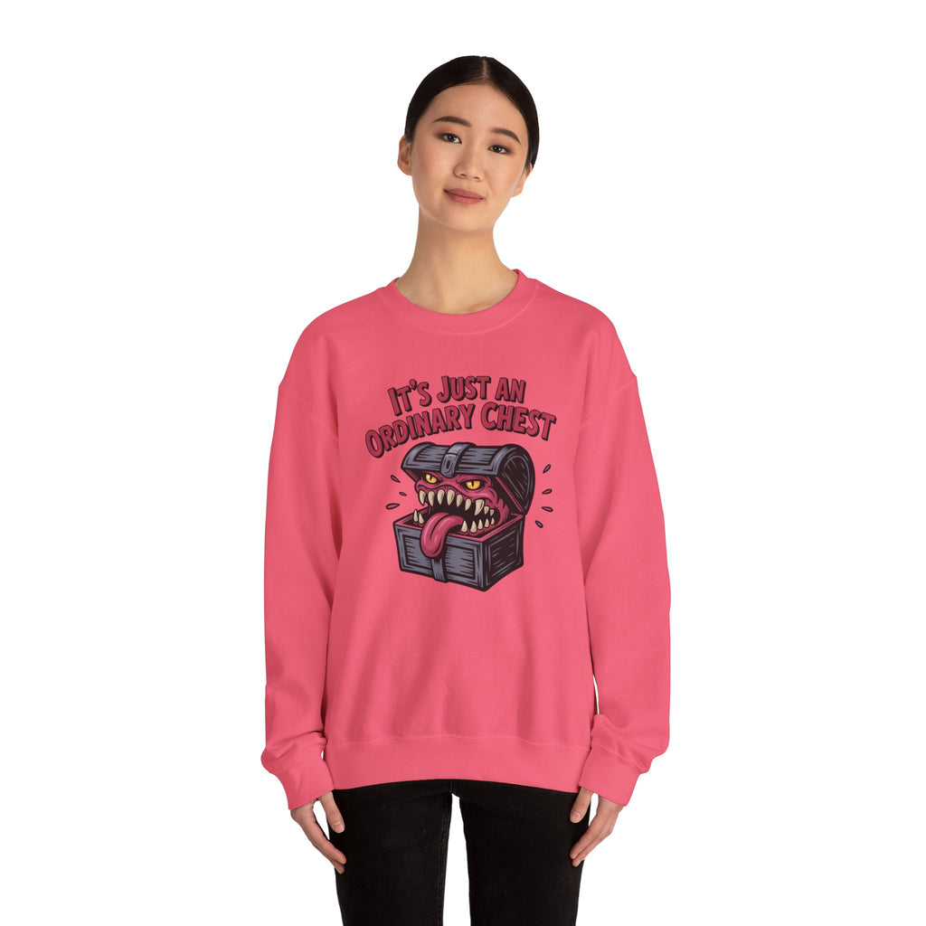"It's Just An Ordinary Chest" — Mimic monster Sweatshirt