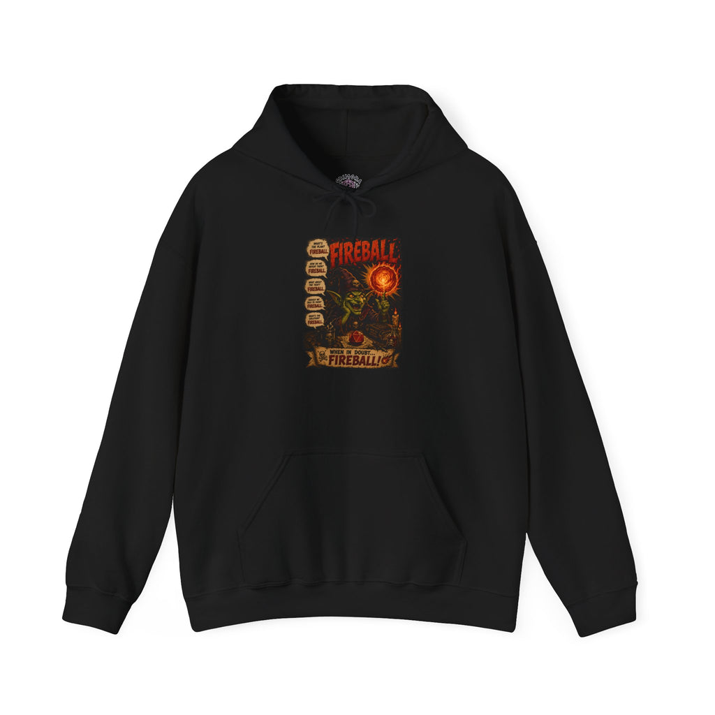 Fireball – The Ultimate Solution to All My Problems| Funny RPG Hoodie