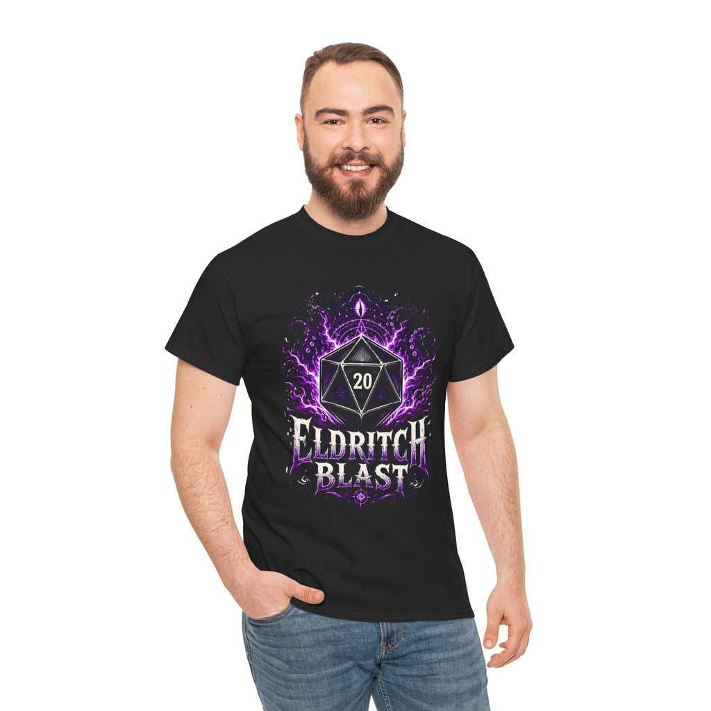 Eldritch Blast – The Patron Always Answers | Fantasy RPG D20 T-shirt