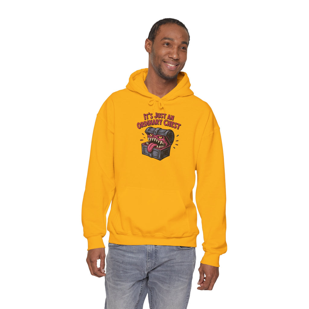 "It's Just An Ordinary Chest" — Mimic monster Hoodie