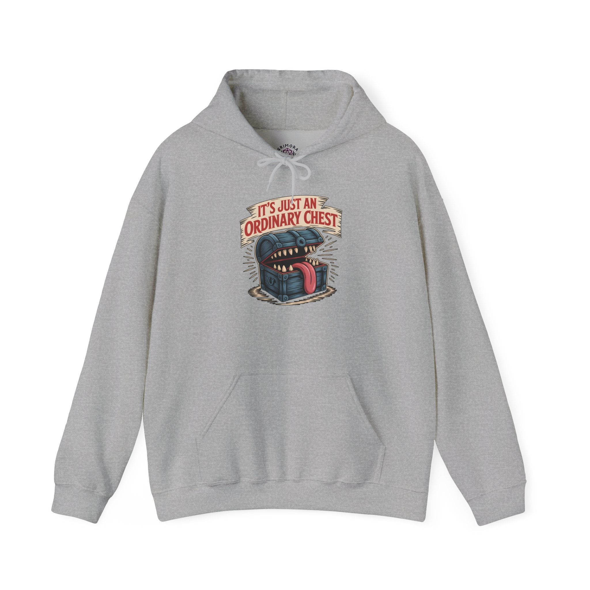 "It's Just An Ordinary Chest" — Mimic monster Hoodie