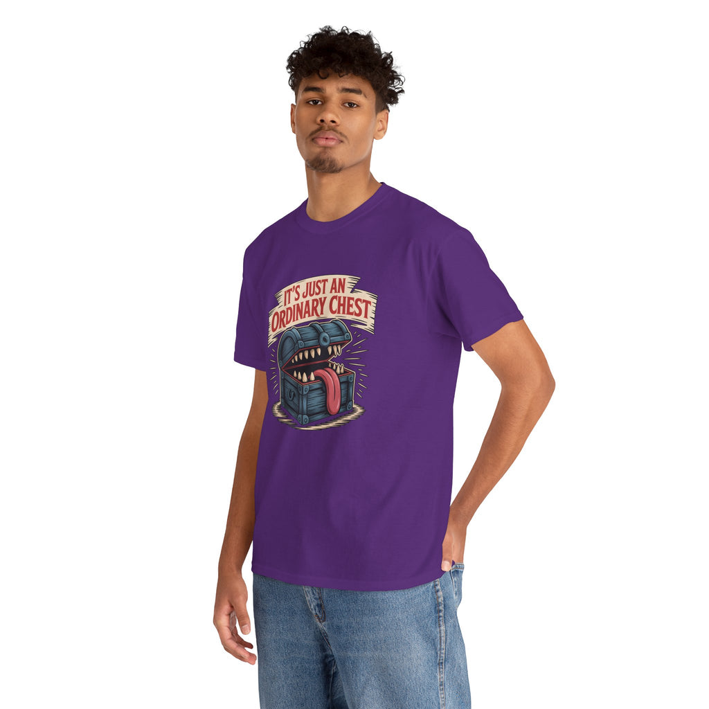 "It's Just An Ordinary Chest" — Mimic monster T-shirt