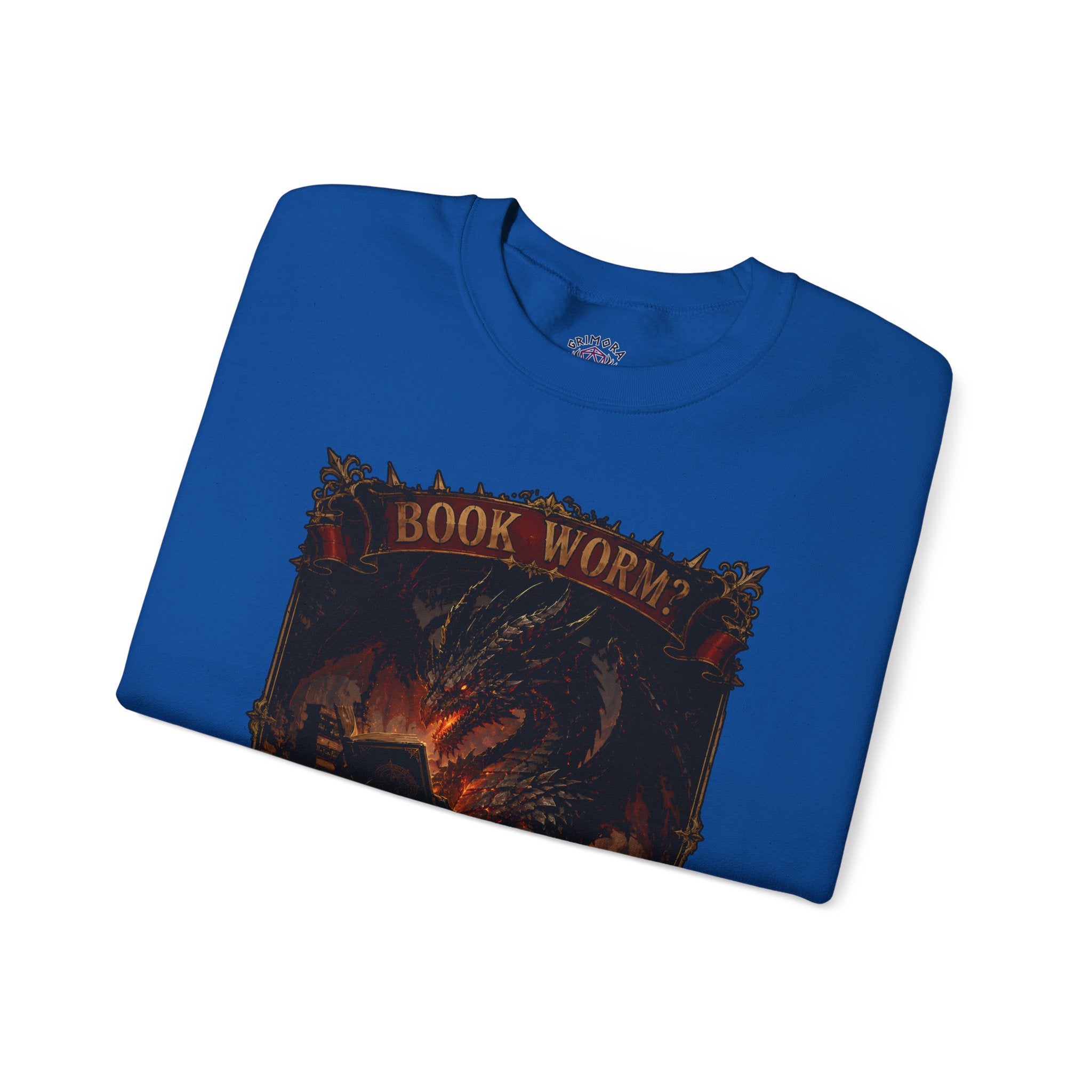 Book Worm? I Am a Book Dragon, Fantasy Reader Sweatshirt