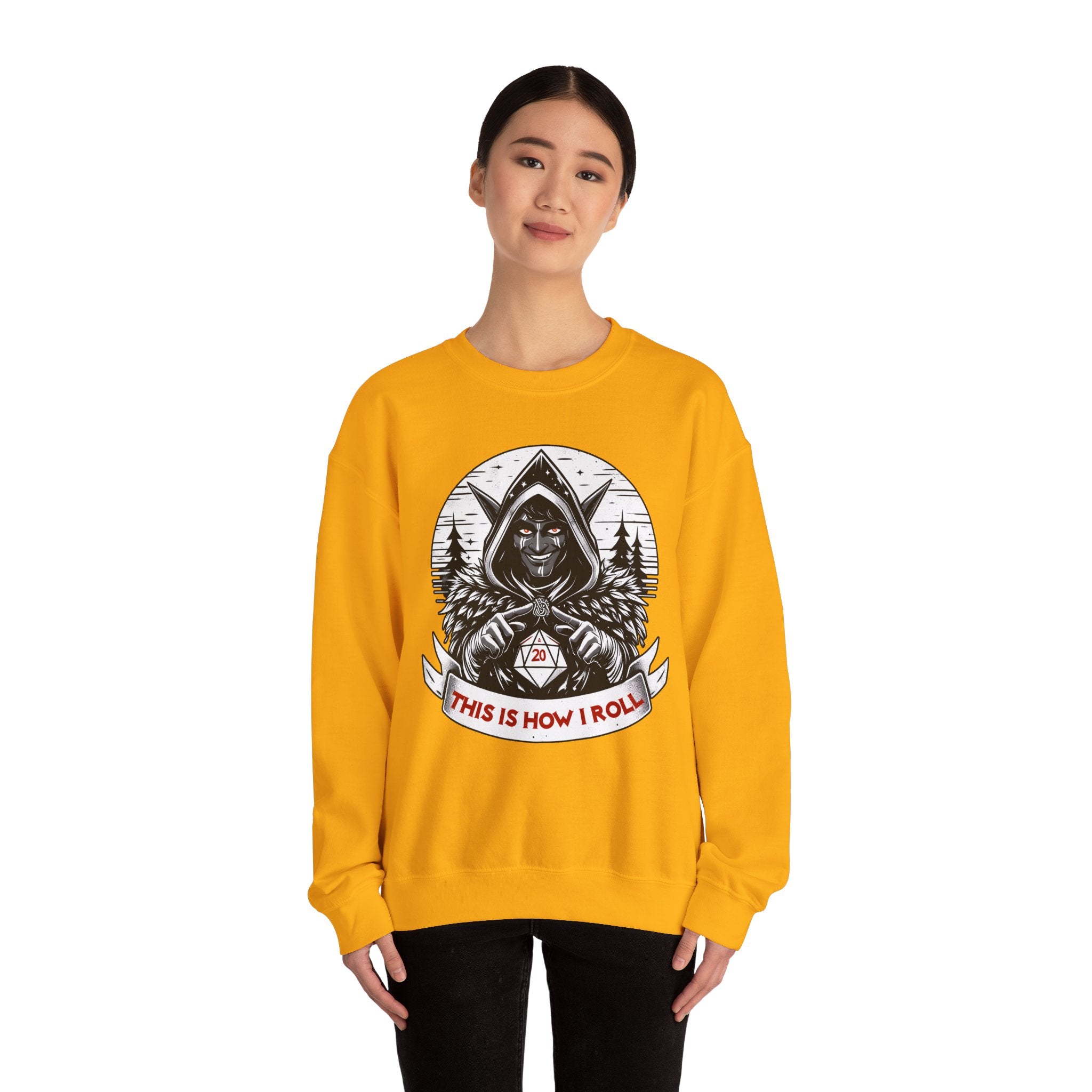 This Is How I Roll D20 Sweatshirt