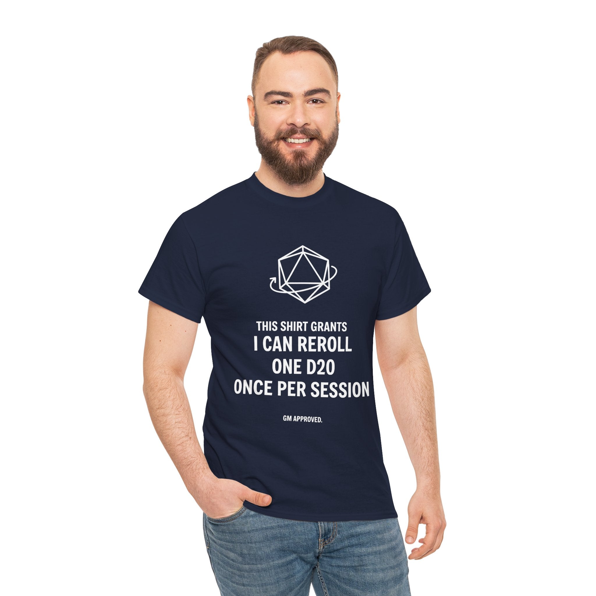Reroll T-shirt | RPG Personalizable T-shirt