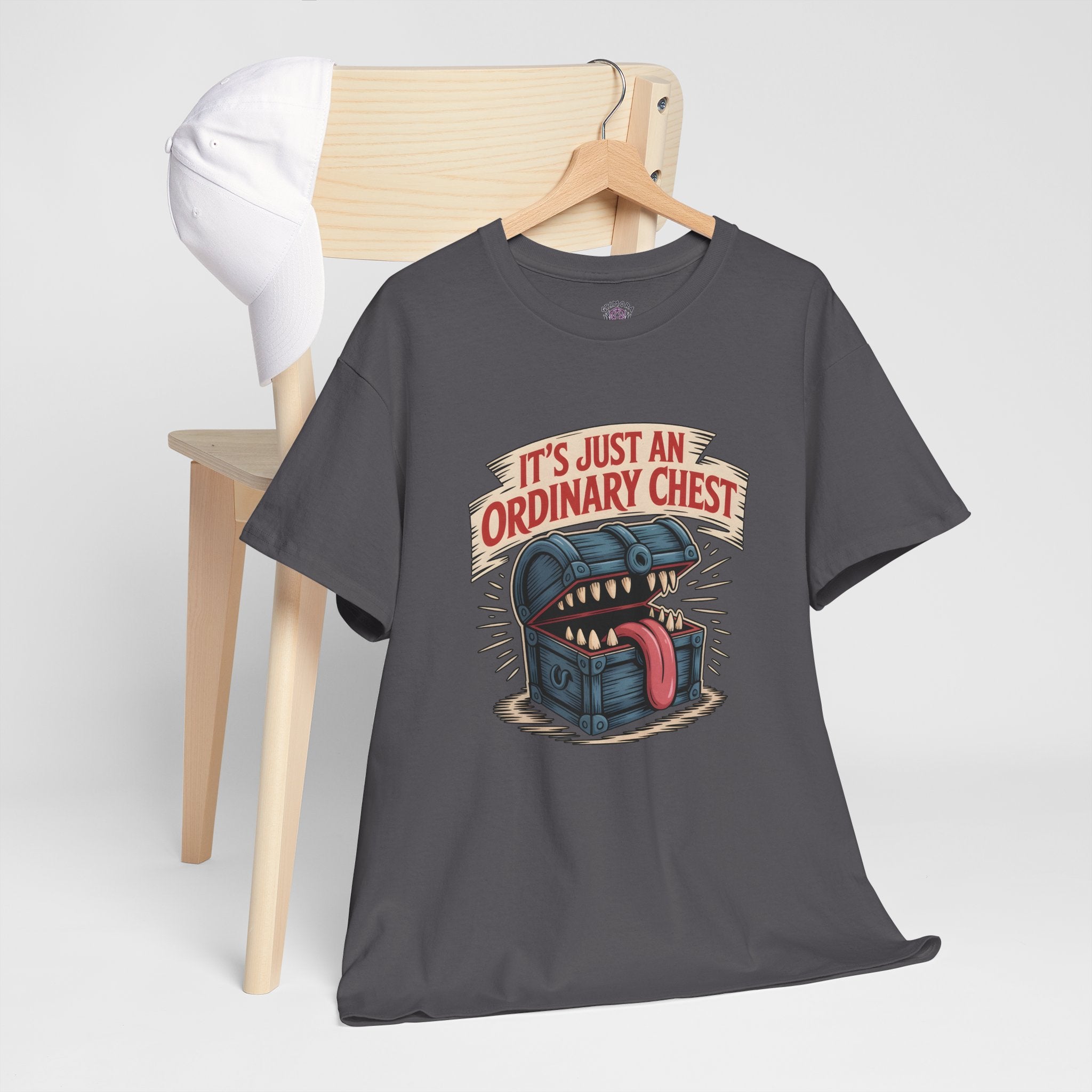 "It's Just An Ordinary Chest" — Mimic monster T-shirt