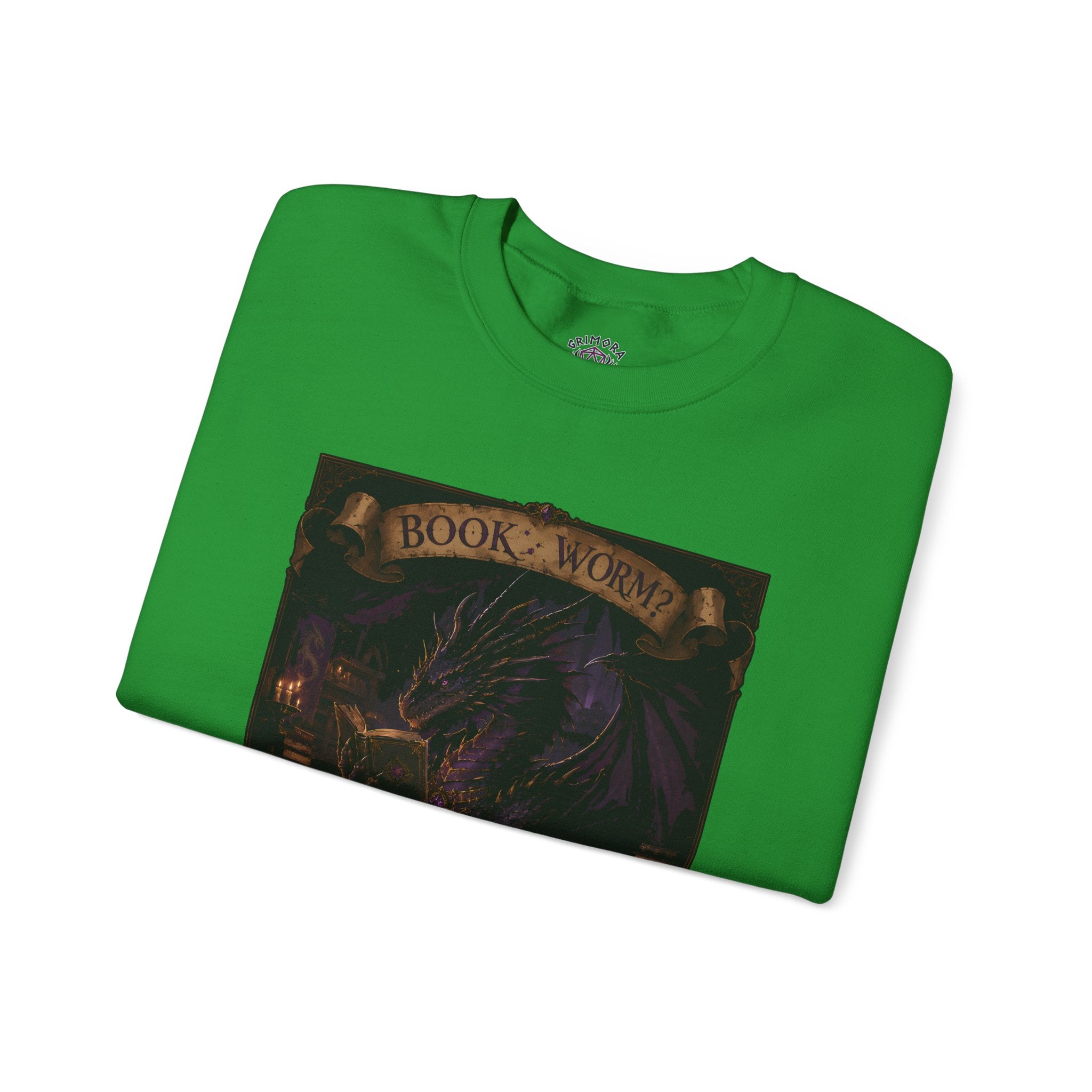 Book Worm? I Am a Book Dragon, Fantasy Reader Sweatshirt