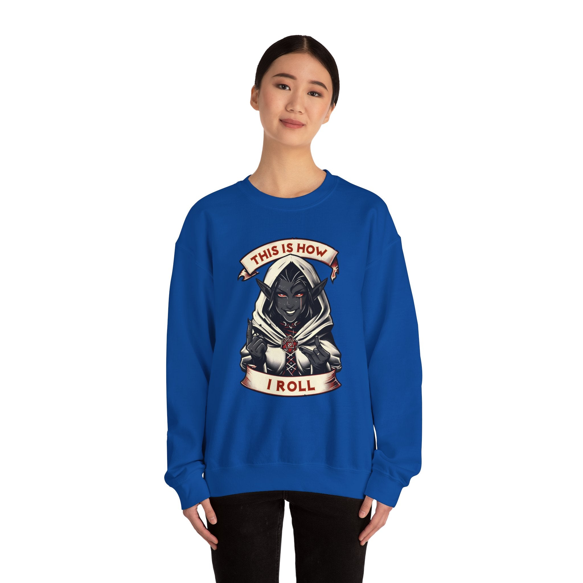 This Is How I Roll D20 Sweatshirt
