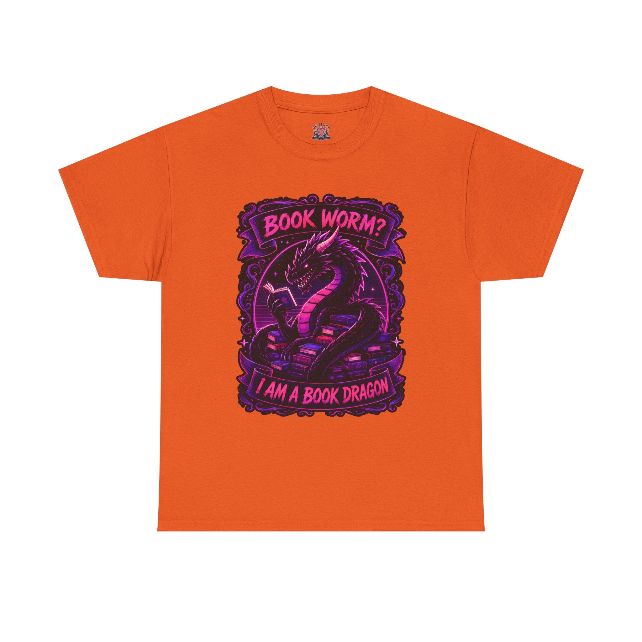 Book Worm? I Am a Book Dragon, Fantasy Reader T-shirt