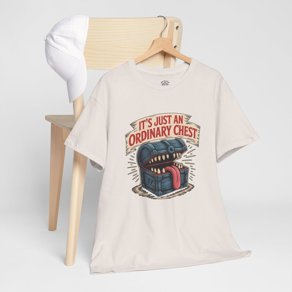 "It's Just An Ordinary Chest" — Mimic monster T-shirt