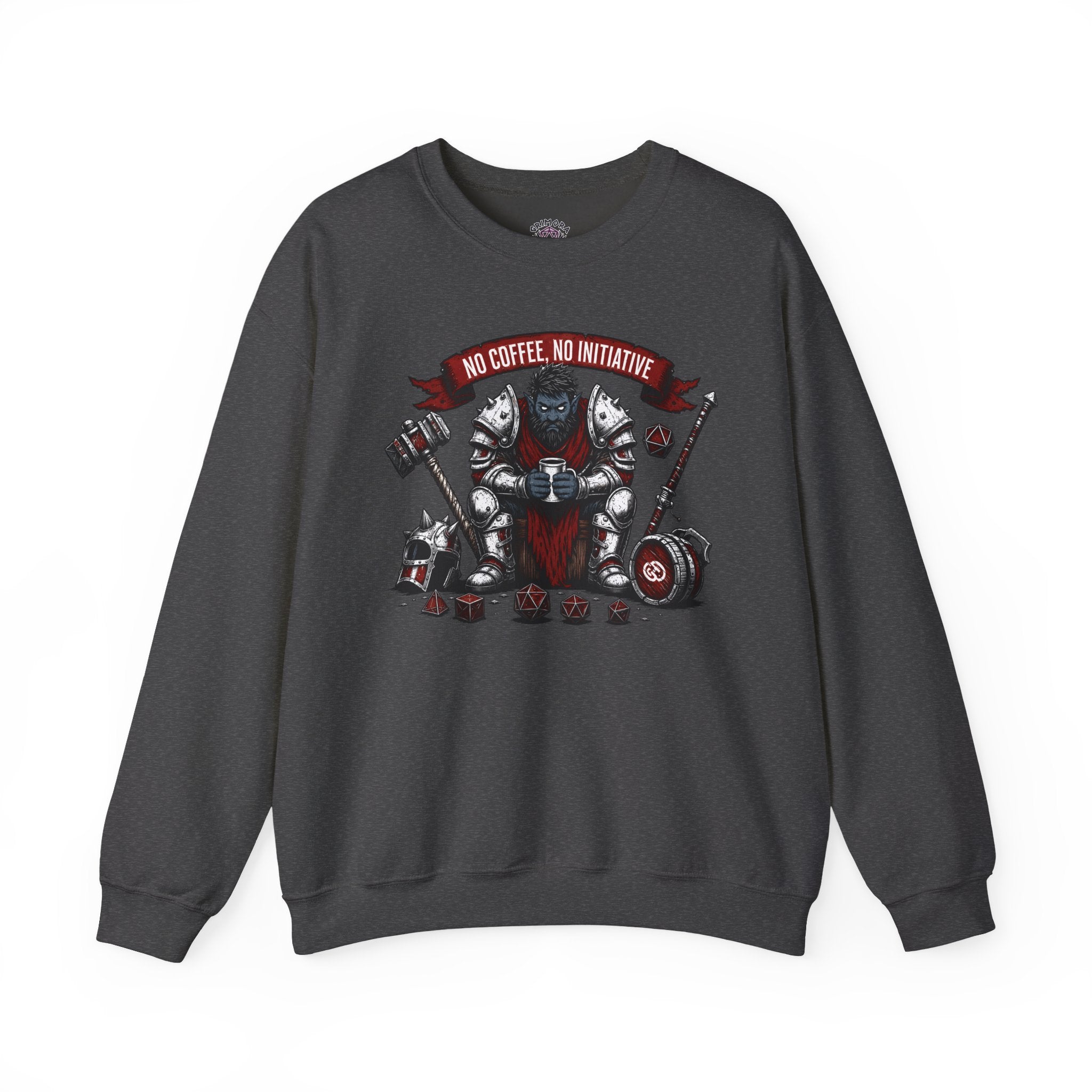 No Coffee, No Initiative | Fantasy RPG Sweatshirt