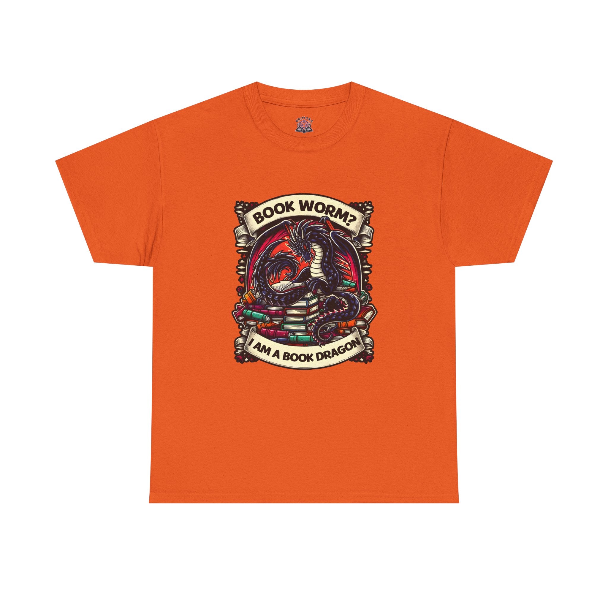 Book Worm? I Am a Book Dragon, Fantasy Reader T-shirt