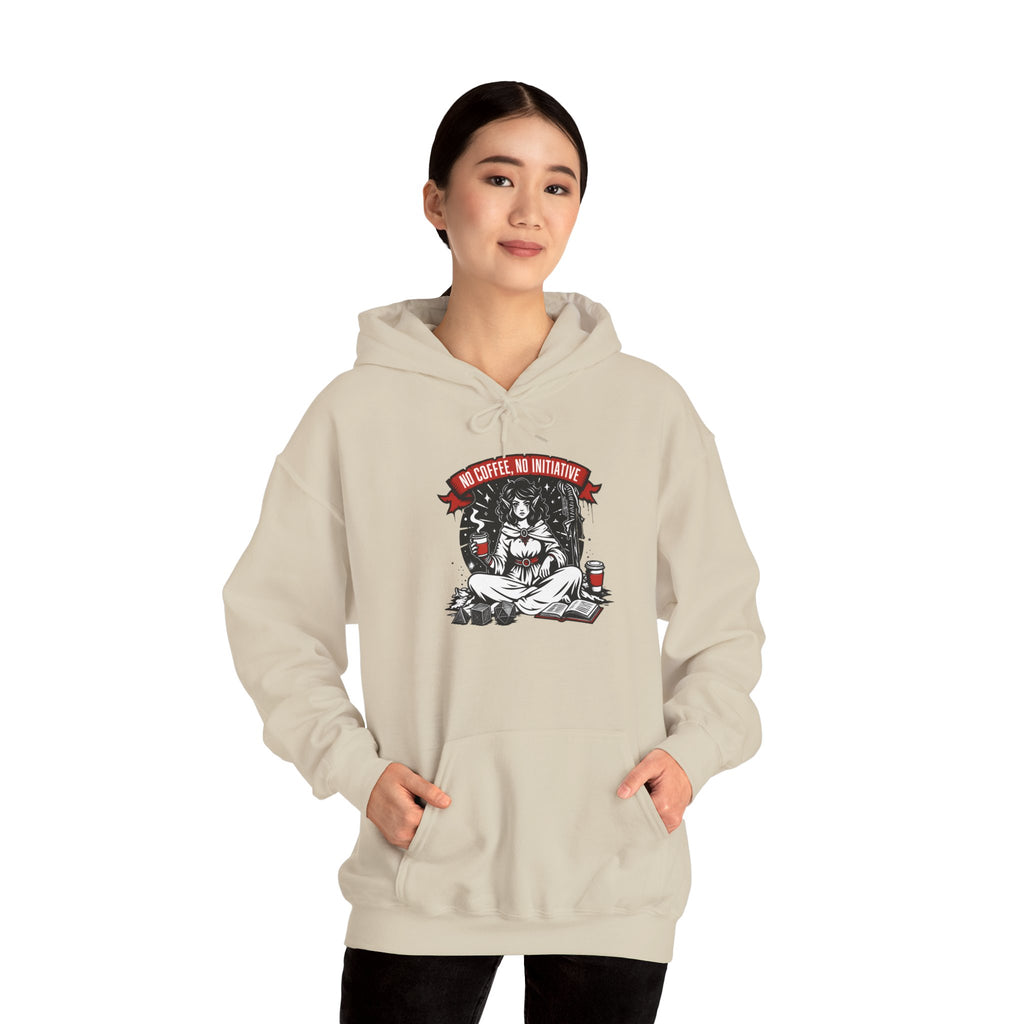 No Coffee, No Initiative | Fantasy RPG Hoodie